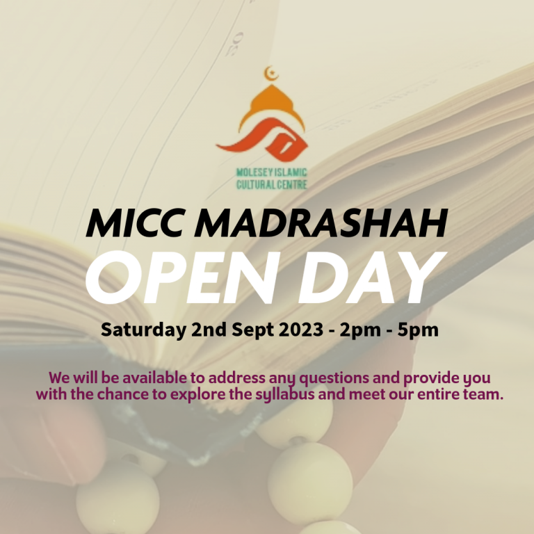Read more about the article MICC Madrashah Enrollment & Open Day